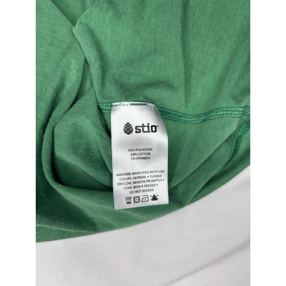 Stio Green 1/4 Zip Pullover Base Layer XXL Hiking Outdoor Stretch Lightweight - Picture 7 of 7